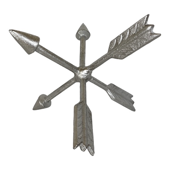 Silver Arrow Cast Iron Metal Jack Orb Tabletop And Shelf Décor EUC - Picture 10 of 13